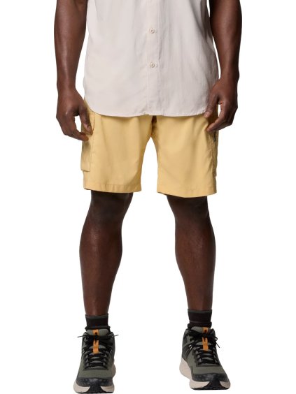 Svetložlté pánske kraťase Columbia Silver Ridge Utility Cargo Shorts