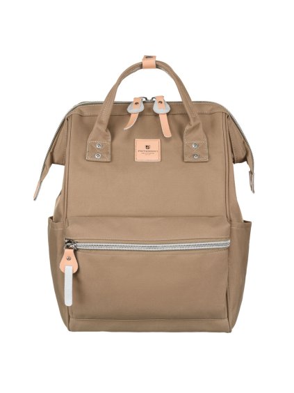 Peterson Tmavobéžový dámsky cestovný batoh s vreckom na notebook