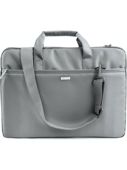 Solier Látková sivá taška na notebook Venga