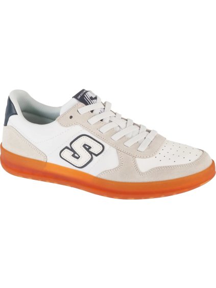 Bielo-béžové pánske tenisky Skechers New Wave Cup - Calven