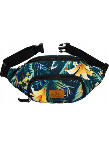 Rovicky Zeleno-žltá ľadvinka s tropickým motívom