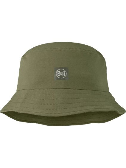 Khaki klobúk Buff Adventure Bucket Hat S/M