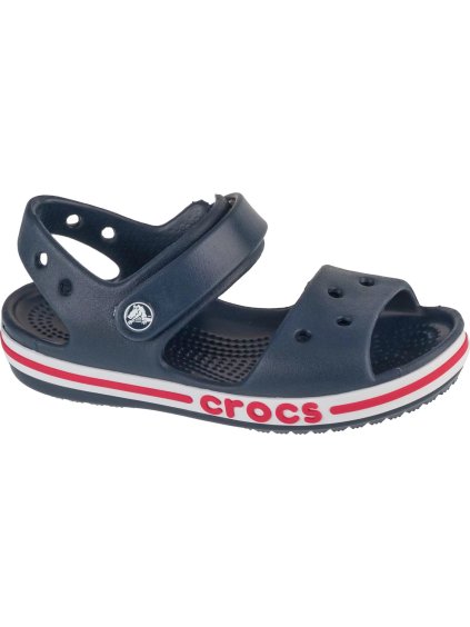 Tmavomodré detské sandále Crocs Bayaband Sandal Kids