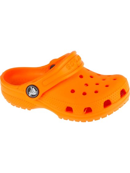 Oranžové detské nazuváky Crocs Classic Clog Kids T