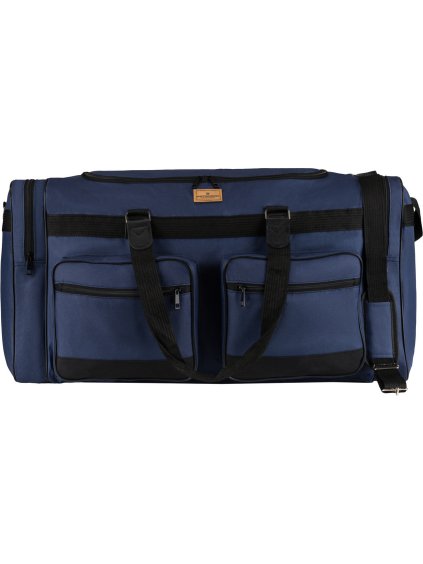 Peterson Tmavomodrá veľká cestovná taška s vreckami