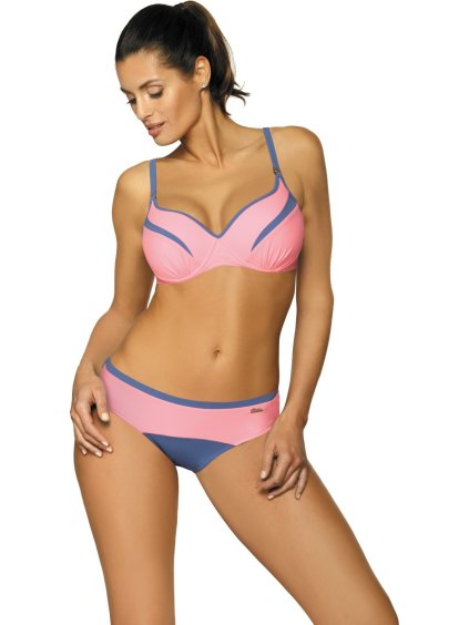 Modro-ružové bikiny Barbara Arles-Origami