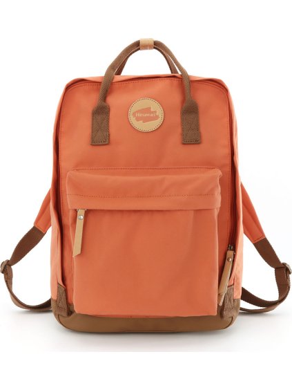 Himawari Oranžovo-hnedý priestranný mestský batoh