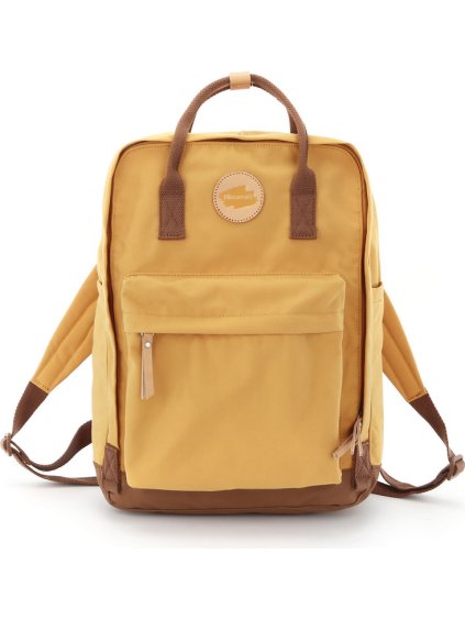 Himawari Žlto-hnedý priestranný mestský batoh