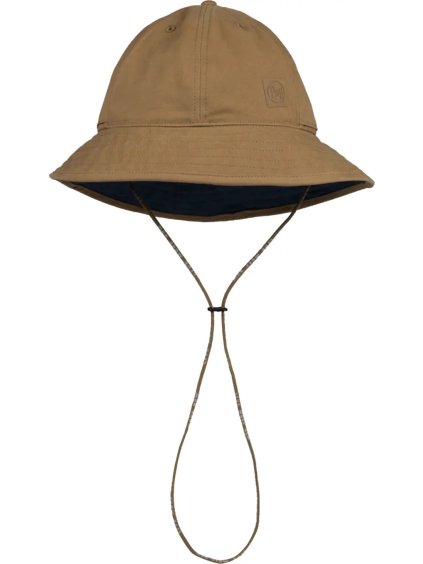 Tmavobéžový klobúk Buff Nmad Bucket Hat