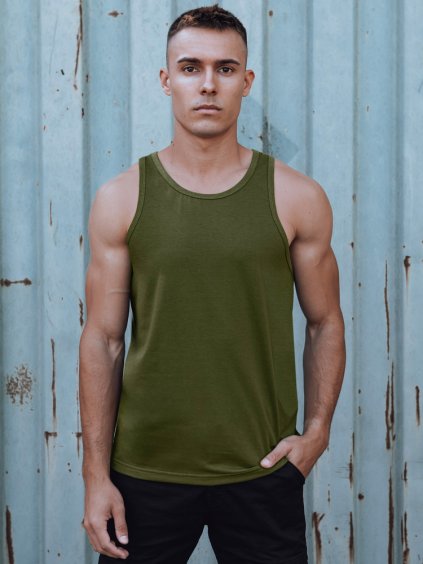 Tmavozelené pánske tielko