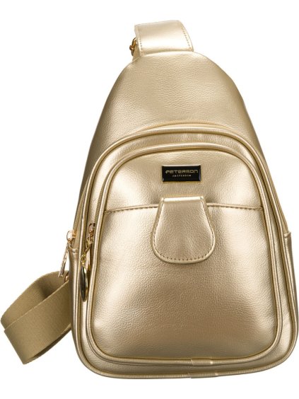 Peterson Športová dámska zlatá kabelka cez rameno