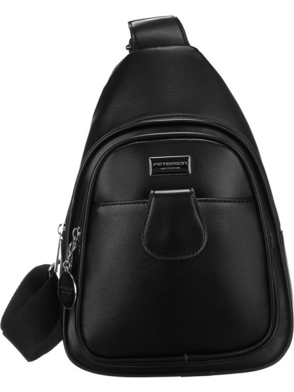 Peterson Športová dámska čierna kabelka cez rameno