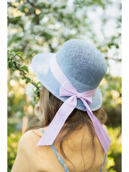 Letný klobúk s mašličkou