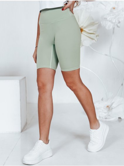 Svetlozelené dámske biker shorts LOVIFIT