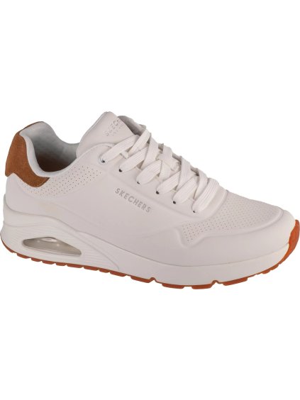 Biele pánske tenisky Skechers Uno - Suited On Air