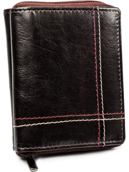 Always Wild hnedá pánska kožená peňaženka A025