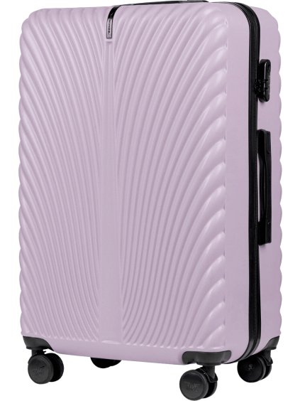 Svetlofialový veľký cestovný kufor WINGS SWAN