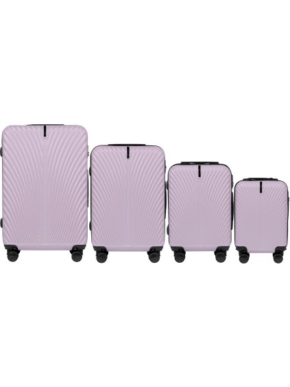 Svetlofialová sada cestovných kufrov WINGS SWAN