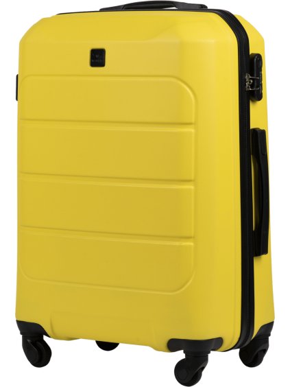 Žltý stredne veľký cestovný kufor WINGS GANNET