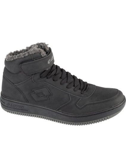 Čierne pánske zimné tenisky Lotto Paliot Fur