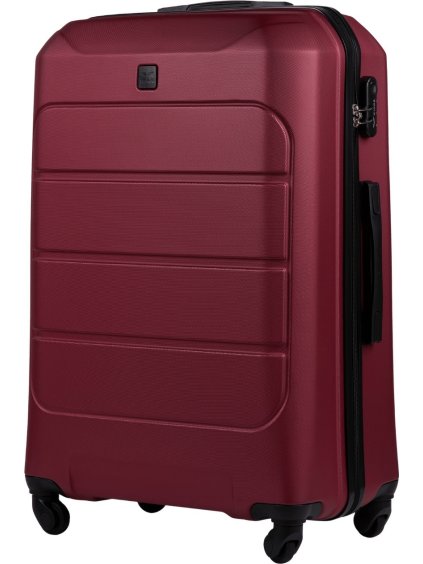 Vínový veľký cestovný kufor WINGS GANNET