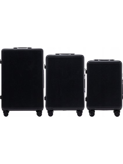 Čierna sada 3 cestovných kufrov Wings BUNTING