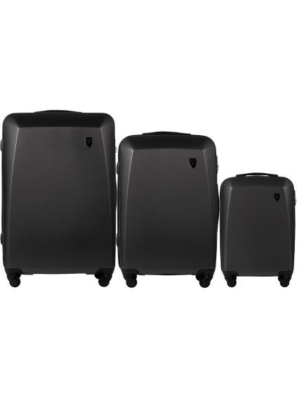 Tmavosivá sada cestovných kufrov