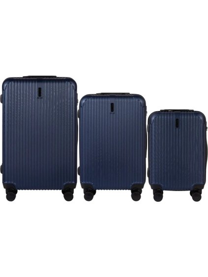 Tmavomodrá sada cestovných kufrov EGRET