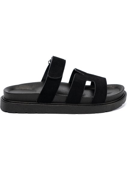 Čierne dámske nazuváky typu Chypre