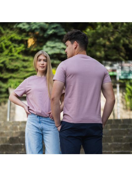 Staroružové unisex bavlnené tričko bez potlače