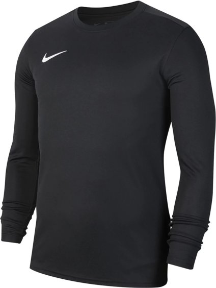 Čierne pánske funkčné tričko s dlhým rukávom Nike Dri-FIT Park VII Jersey Longsleeve
