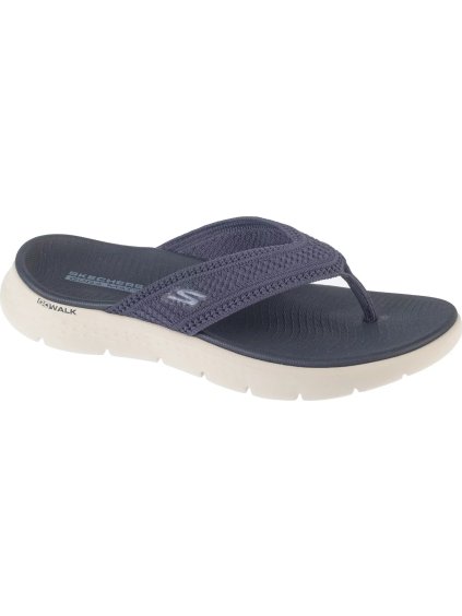 Tmavomodré dámske žabky Skechers Go Walk Flex Sandal - Holly