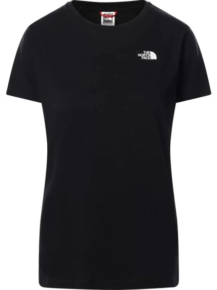 Čierne dámske tričko s krátkym rukávom The North Face W Simple Dome