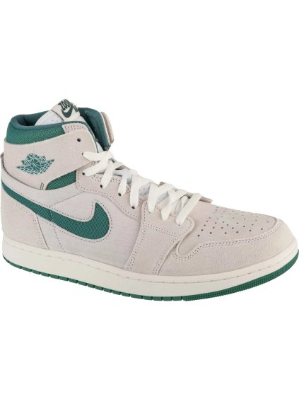 Sivé pánske semišové tenisky Air Jordan 1 Zoom CMF 2