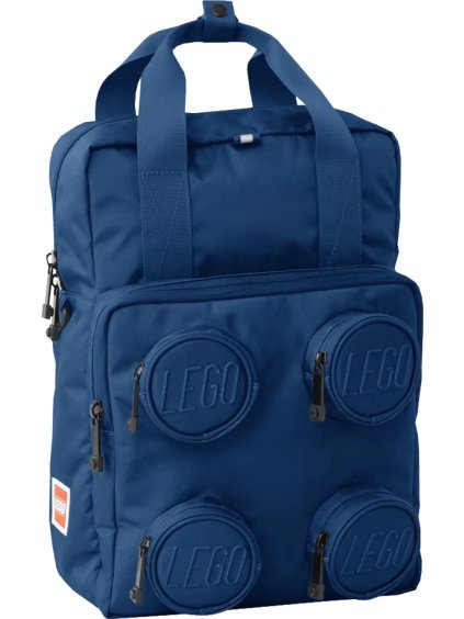 Tmavomodrý batoh LEGO Brick 2x2 Backpack
