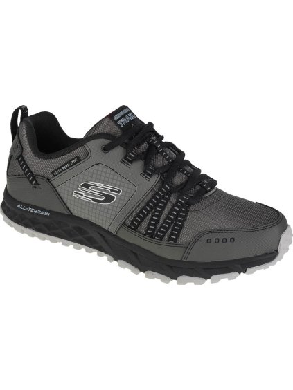Tmavosivé športové topánky Skechers Escape Plan