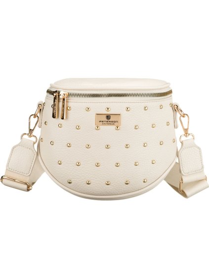 Peterson Smotanová dámska ľadvinka zdobená cvočkami