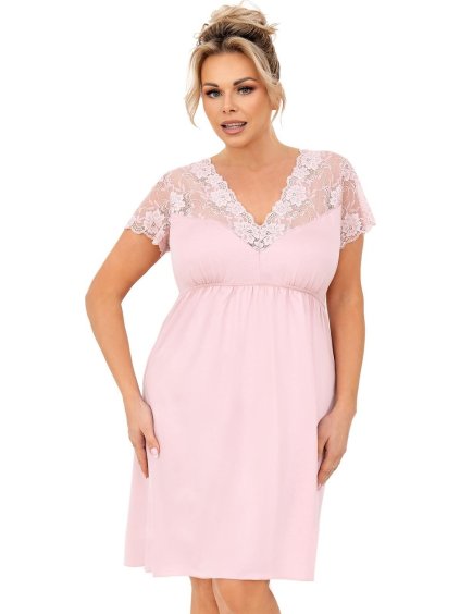 Donna Dámska viskózová nočná košeľa pre plnoštíhle