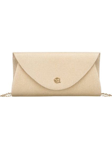 Rovicky Zlatá trblietavá listová kabelka