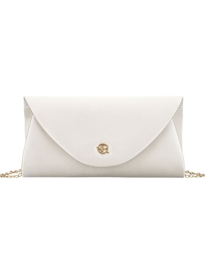 Rovicky Biela elegantná listová kabelka