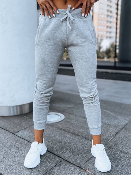 Šedé dámske tepláky