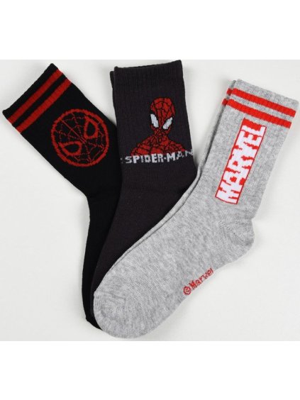 Sada 3 párov ponožiek Marvel Spider-Man