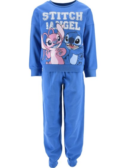 Modrá dievčenská tepláková súprava Disney Lilo and Stitch