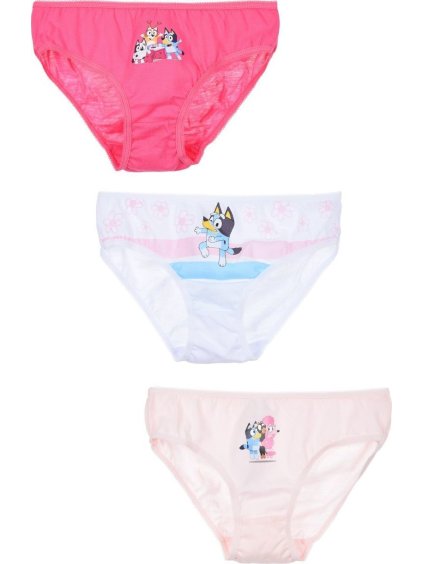 Súprava dievčenských bavlnených nohavičiek Bluey