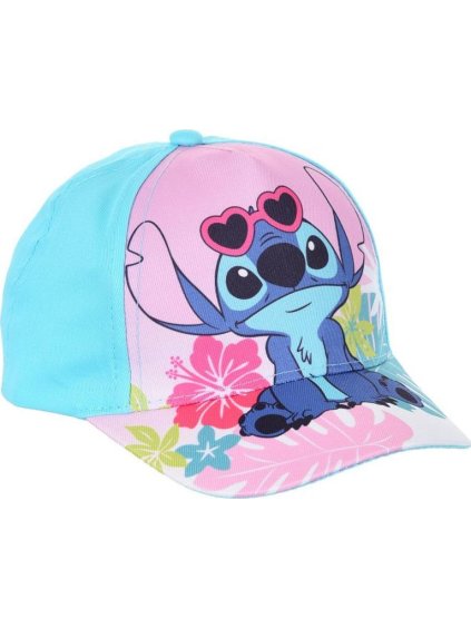 Detská tyrkysová šiltovka Stitch