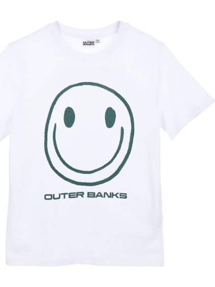 Biele detské tričko s potlačou OBX