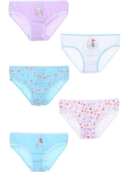 Set 5 dievčenských bavlnených nohavičiek Frozen