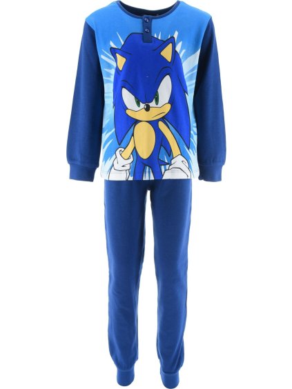 Tmavomodré chlapčenské pyžamo Sonic the Hedgehog