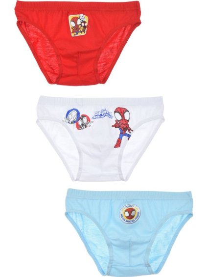 Súprava chlapčenských bavlnených slipov Spidey