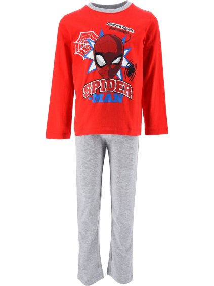 Červeno-sivé chlapčenské pyžamo Marvel: Spider-Man